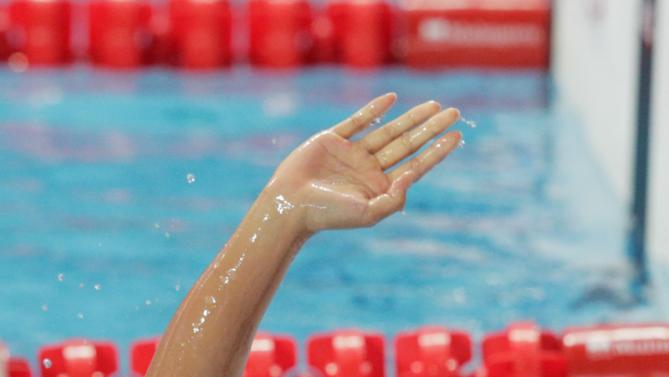 KAZAN, RUSSIA - AUGUST 02:  Kanako Watanabe of Japan reacts after competing in the Women's 200m Individual Medley Semifinals on day nine of the 16th FINA World Championships at the Kazan Arena on August 2, 2015 in Kazan, Russia.  (Photo by Adam Pretty/Getty Images)